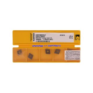 Original Kennametal CCMT060202-LF KC5010 Carbide Insert - Diamond 80° | Steel (10 PCS)