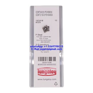 Original Tungaloy CCMT060202-PS-NS9530 NS9530 Carbide Insert - Diamond 80° (10 PCS)