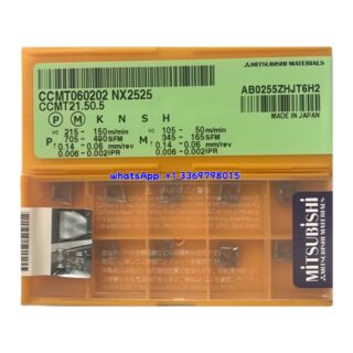 Original Mitsubishi CCMT060202 NX2525 Carbide Insert - Diamond 80° | Steel & More (10 PCS)