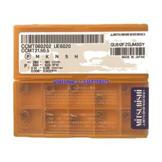 Original Mitsubishi CCMT060202 UE6020 Carbide Insert - Diamond 80° (10 PCS)