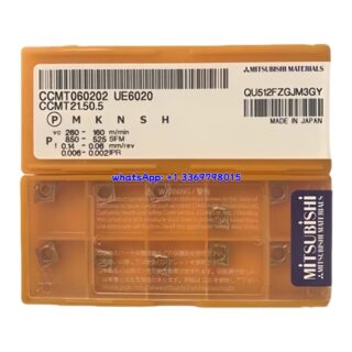 Original Mitsubishi CCMT060202 UE6020 Carbide Insert - Diamond 80° | Steel (10 PCS)