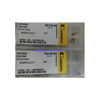 Original Kennametal CCMT060202F Carbide Insert - Diamond 80° (10 PCS) CCMT060202F K10P