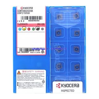 Original Kyocera CCMT060202GK PR1125 Carbide Insert - Diamond 80° (10 PCS)