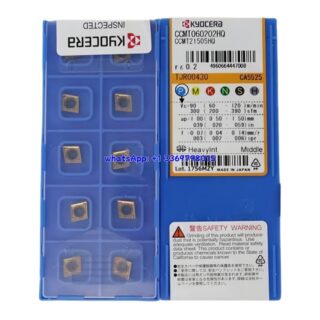 Original Kyocera CCMT060202HQ CA5525 Carbide Insert - Diamond 80° | Steel (10 PCS)