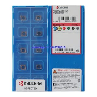Original Kyocera CCMT060202HQ PR930 Carbide Insert - Diamond 80° (10 PCS)