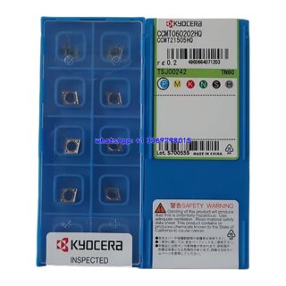 Original Kyocera CCMT060202HQ Carbide Insert - Diamond 80° (10 PCS) TN60 CCMT060202HQ TN60