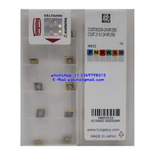 Original Tungaloy CCMT060204-24 MPJ350 Carbide Insert - Diamond 80° (10 PCS)