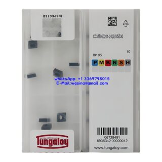 Original Tungaloy CCMT060204-24 NS530 Carbide Insert - Diamond 80° (10 PCS)