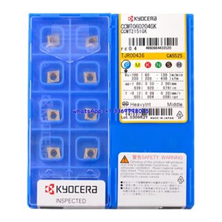 Original Kyocera CCMT060204-GK CA5525 Carbide Insert - Diamond 80° | Steel (10 PCS)