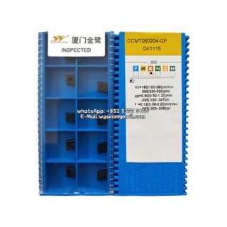 Original Gesac CCMT060204-GP GK1115 Carbide Insert - Diamond 80° | Steel & More