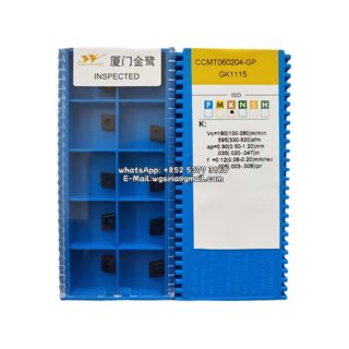 Original Gesac CCMT060204-GP GK1115 Carbide Insert - Diamond 80°