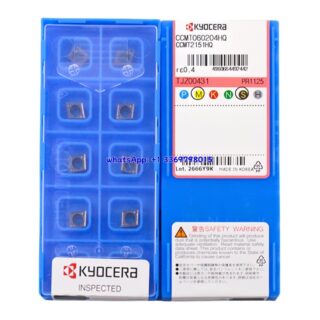 Original Kyocera CCMT060204-HQ PR1125 Carbide Insert - Diamond 80° (10 PCS)