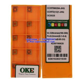 Original OKE CCMT060204-JHQ OC5525 Carbide Insert - Diamond 80° (10 PCS)
