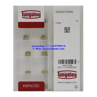 Original Tungaloy CCMT060204-PS MPJ350 Carbide Insert - Diamond 80° (10 PCS)