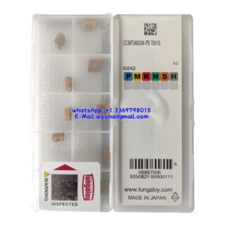 Original Tungaloy CCMT060204-PS T9015 Carbide Insert - Diamond 80° (10 PCS)