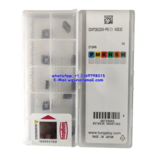 Original Tungaloy CCMT060204-PS NS530 Carbide Insert - Diamond 80° (10 PCS) CCMT060204-PS(J) NS530