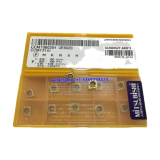 Original Mitsubishi CCMT060204 UE6020 Carbide Insert - Diamond 80° (10 PCS)