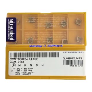 Original Mitsubishi CCMT060204 UE6110 Carbide Insert - Diamond 80° | Steel & More (10 PCS)