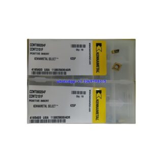 Original Kennametal CCMT060204F Carbide Insert - Diamond 80° (10 PCS) CCMT060204F K25P