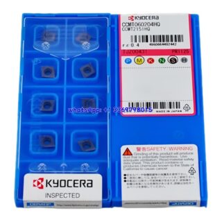 Original Kyocera CCMT060204HQ PR1125 Carbide Insert - Diamond 80° (10 PCS)