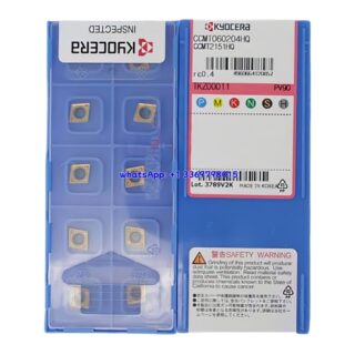 Original Kyocera CCMT060204HQ Carbide Insert - Diamond 80° (10 PCS) PV90 CCMT060204HQ PV90