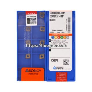 Original Korloy CCMT060208-HMP NC3020 Carbide Turning Insert - Diamond 80° | Steel & More