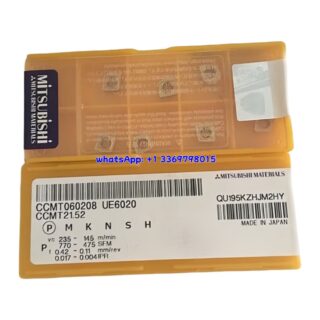 Original Mitsubishi CCMT060208 UE6020 Carbide Insert - Diamond 80° | Steel & More (10 PCS)