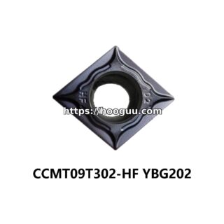 Original ZCC-CT CCMT09T302-HF YBG202 Carbide Turning Insert - Diamond 80° | Steel & More (10 PCS)