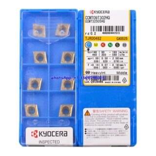 Original Kyocera CCMT09T302-HQ CA5525 Carbide Insert - Diamond 80° | Steel (10 PCS)