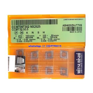 Original Mitsubishi CCMT09T302 NX2525 Carbide Insert - Diamond 80° | Steel (10 PCS)