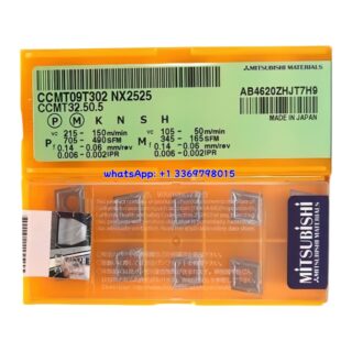 Original Mitsubishi CCMT09T302 NX2525 Carbide Insert - Diamond 80° | Steel & More (10 PCS)
