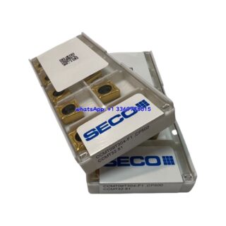 Original Seco CCMT09T304-F1 CP500 Carbide Turning Insert - Diamond 80° (10 PCS)