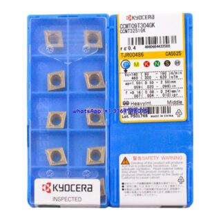 Original Kyocera CCMT09T304-GK CA5525 Carbide Insert - Diamond 80° | Steel (10 PCS)