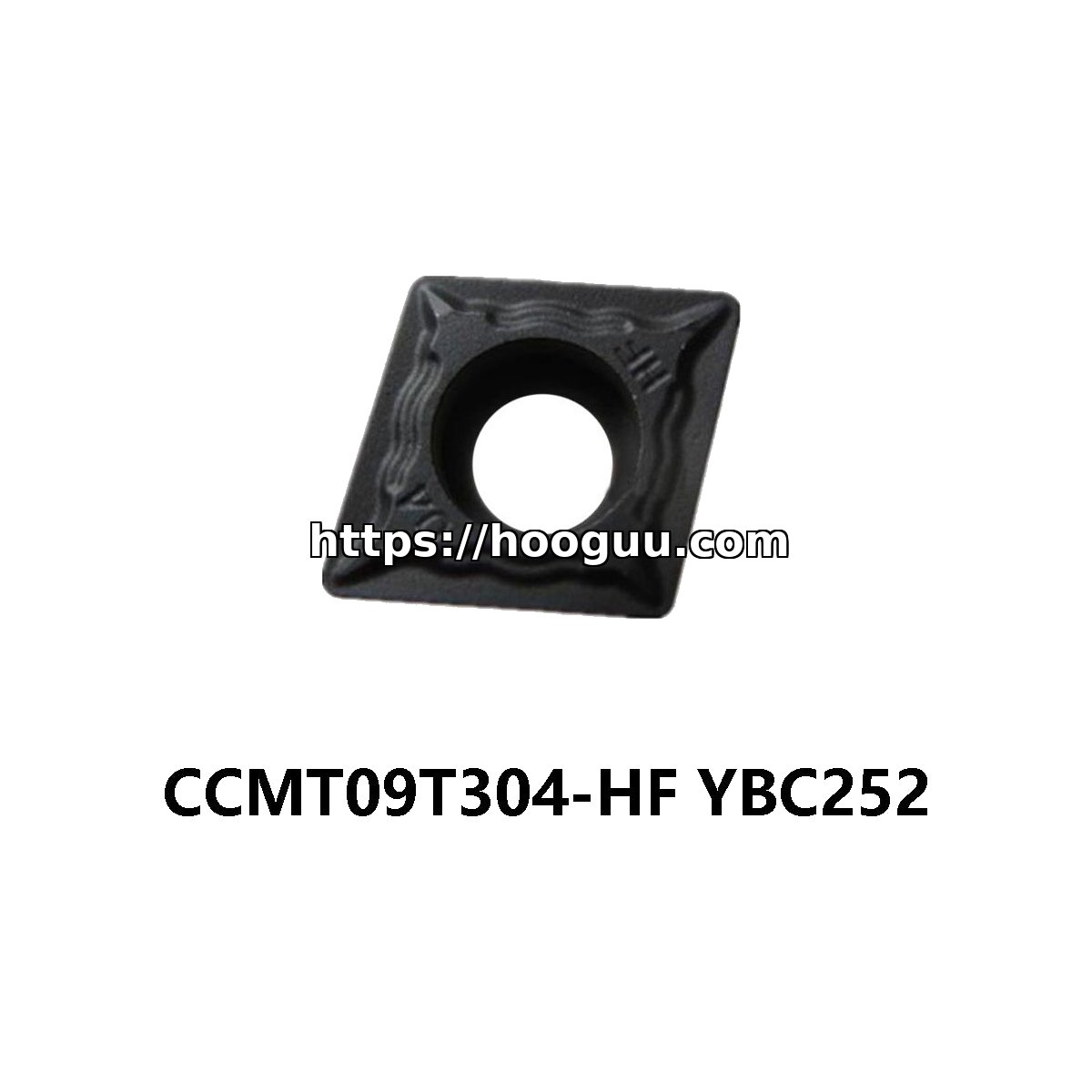 Original ZCC-CT CCMT09T304-HF YBC252 Carbide Insert - Diamond 80° (10 PCS) - Image 2