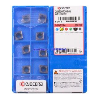 Original Kyocera CCMT09T304-HQ PR1125 Carbide Insert - Diamond 80° (10 PCS)