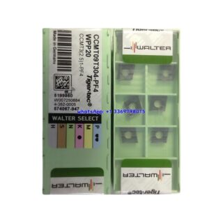 Original Walter CCMT09T304-PF4 Carbide Turning Insert - Diamond 80° (10 PCS) WPP20 CCMT09T304-PF4 WPP20