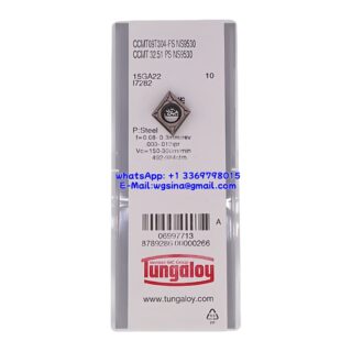 Original Tungaloy CCMT09T304-PS-NS9530 NS9530 Carbide Insert - Diamond 80° (10 PCS)