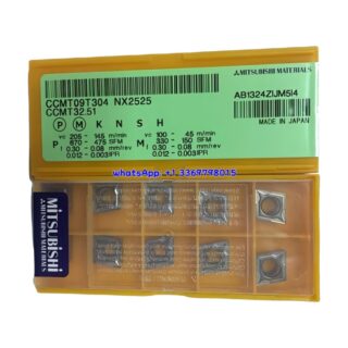 Original Mitsubishi CCMT09T304 NX2525 Carbide Insert - Diamond 80° | Steel (10 PCS)