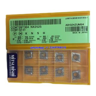 Original Mitsubishi CCMT09T304 NX2525 Carbide Insert - Diamond 80° | Steel & More (10 PCS)