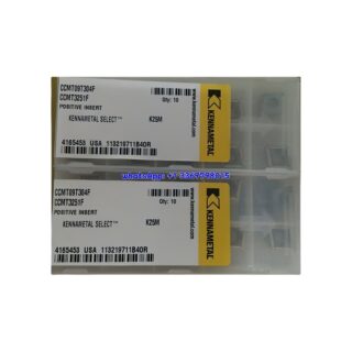 Original Kennametal CCMT09T304F Carbide Insert - Diamond 80° (10 PCS) CCMT09T304F K25M
