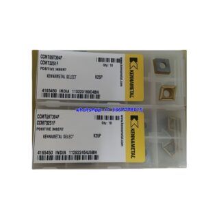 Original Kennametal CCMT09T304F Carbide Insert - Diamond 80° (10 PCS) CCMT09T304F K25P