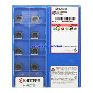 Original Kyocera CCMT09T304HQ PR1125 Carbide Insert - Diamond 80° (10 PCS)