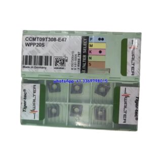 Original Walter CCMT09T308-E47 Carbide Turning Insert - Diamond 80° (10 PCS) WPP20S CCMT09T308-E47 WPP20S