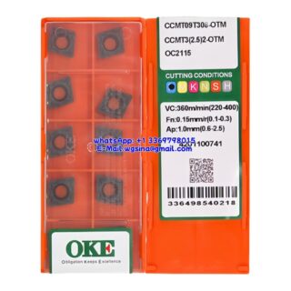 Original OKE CCMT09T308-OTM OC2115 Carbide Insert - Diamond 80° (10 PCS)