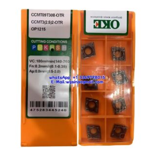 Original OKE CCMT09T308-OTR OP1315 Carbide Insert - Diamond 80° (10 PCS)