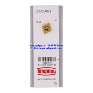 Original Tungaloy CCMT09T308-PS-T9015 T9015 Carbide Insert - Diamond 80° (10 PCS)