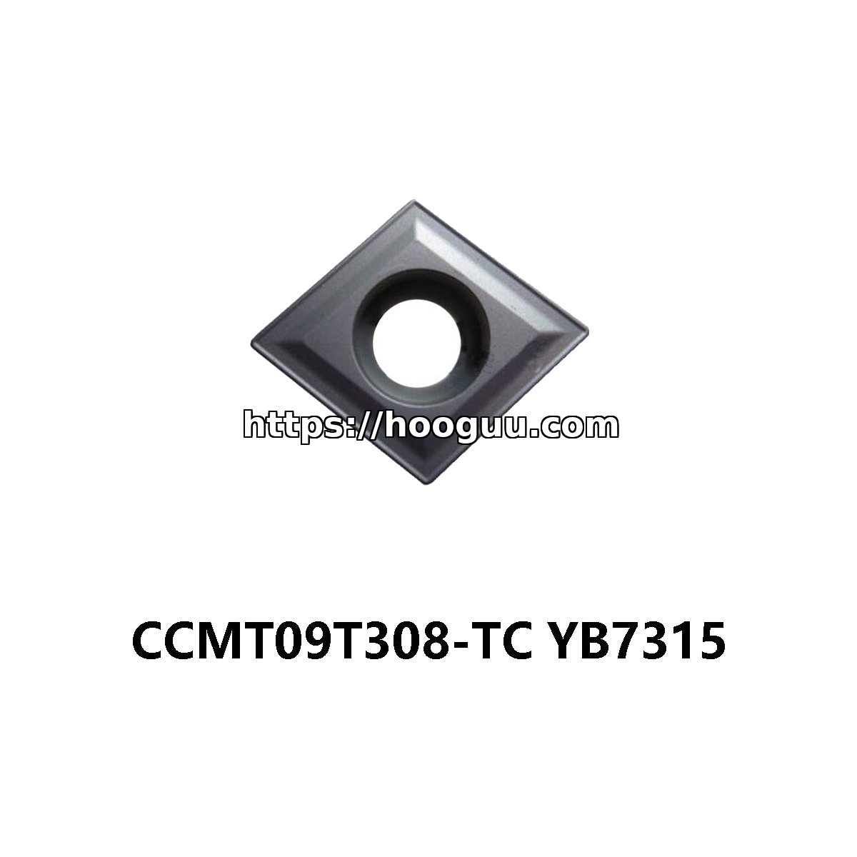 Original ZCC-CT CCMT09T308-TC YB7315 Carbide Insert - Diamond 80° (10 PCS)