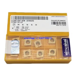 Original Mitsubishi CCMT09T308 UE6020 Carbide Insert - Diamond 80° | Steel & More (10 PCS)