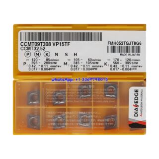 Original Mitsubishi CCMT09T308 VP15TF Carbide Insert - Diamond 80° | Steel, Stainless Steel (10 PCS)