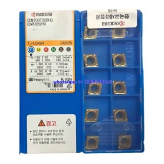 Original Kyocera CCMT09T308HQ CA5525 Carbide Insert - Diamond 80° | Steel (10 PCS)